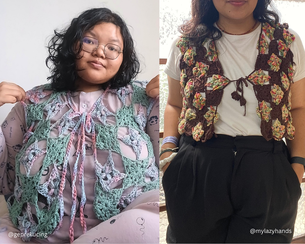 Fiori Vest Crochet Pattern PDF