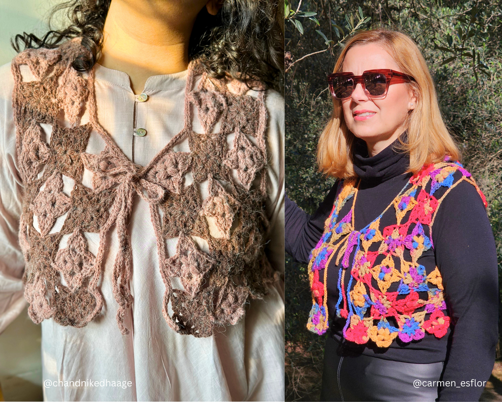 Fiori Vest Crochet Pattern PDF
