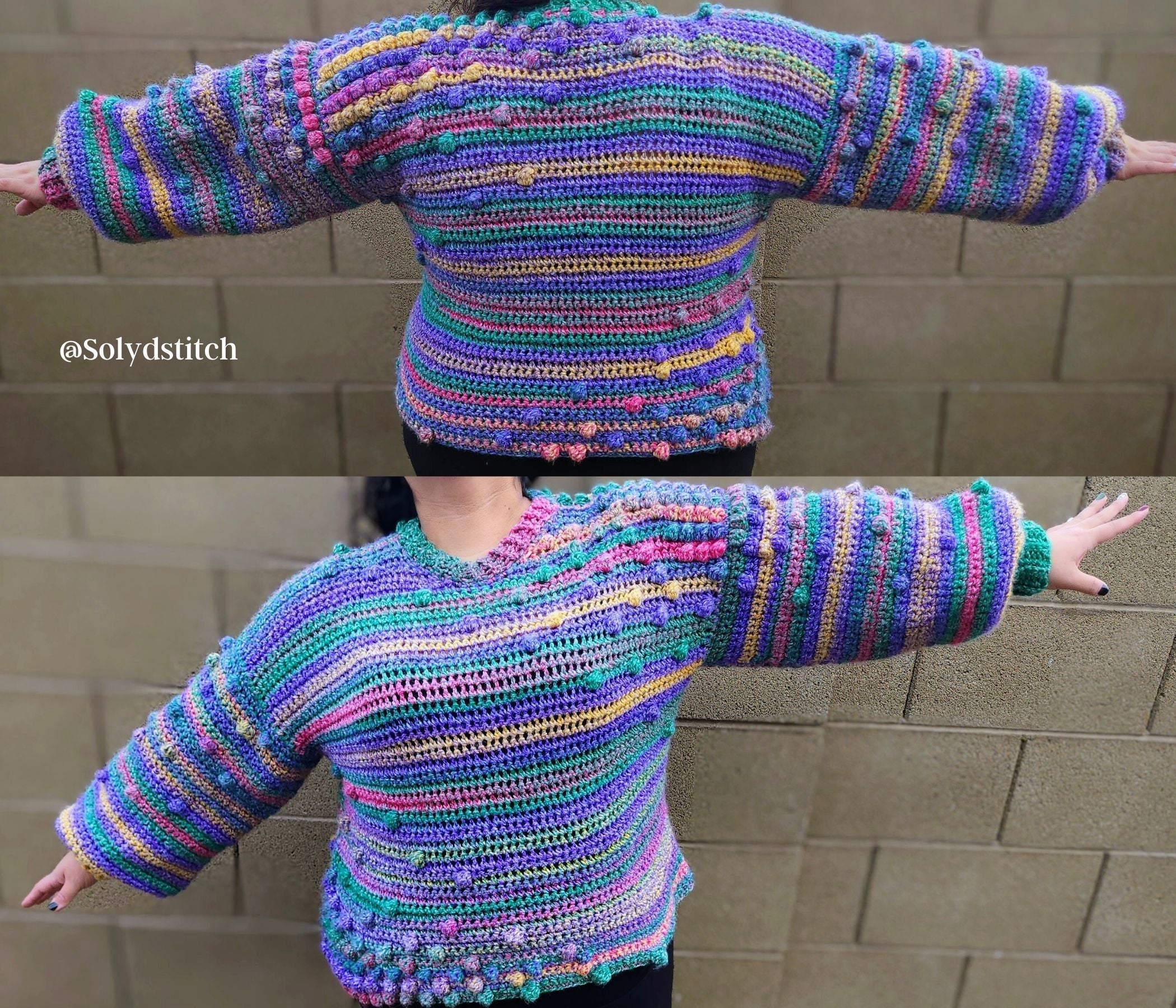 Aspen Pullover Crochet Pattern PDF