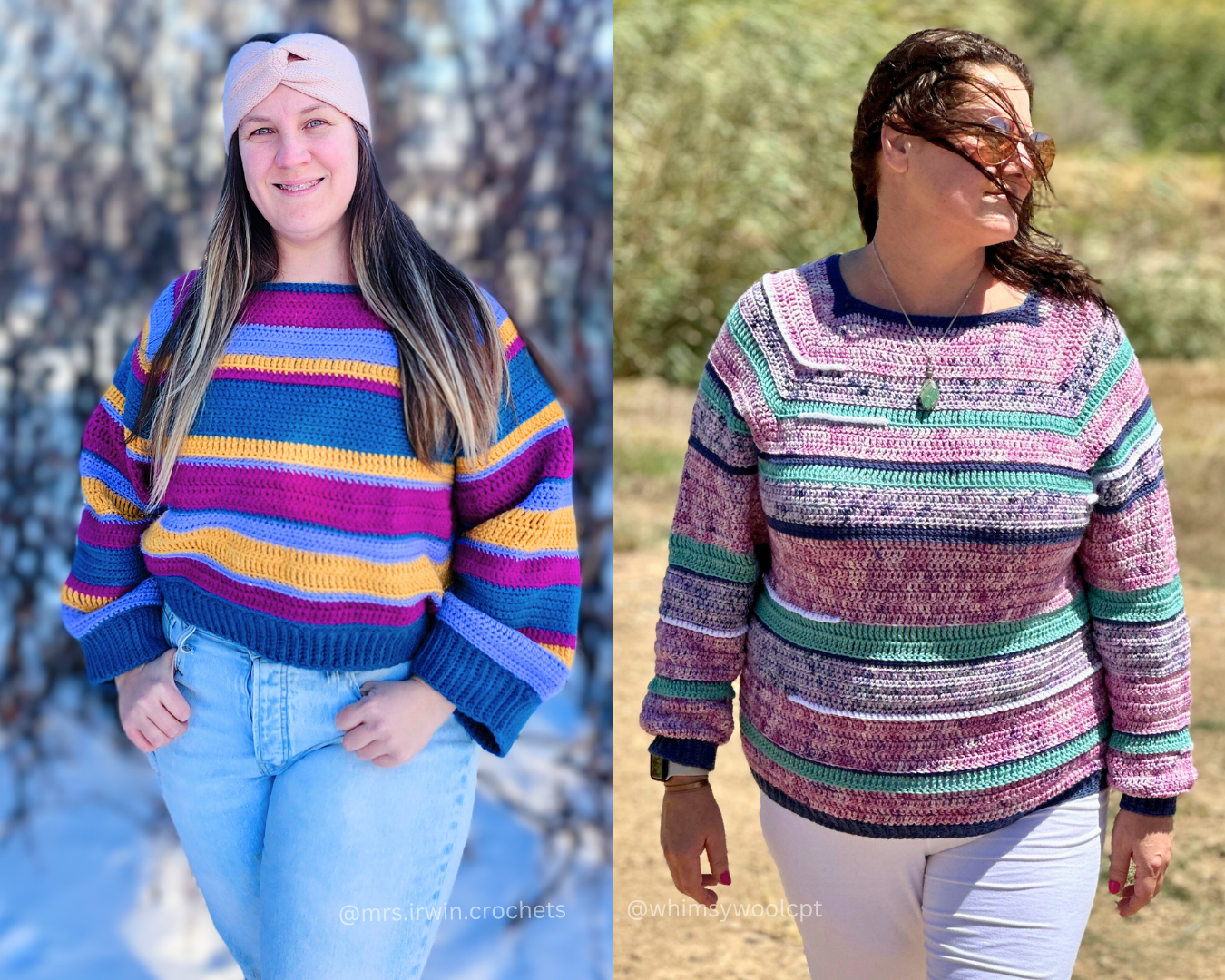Candy Crush Pullover Crochet Pattern PDF