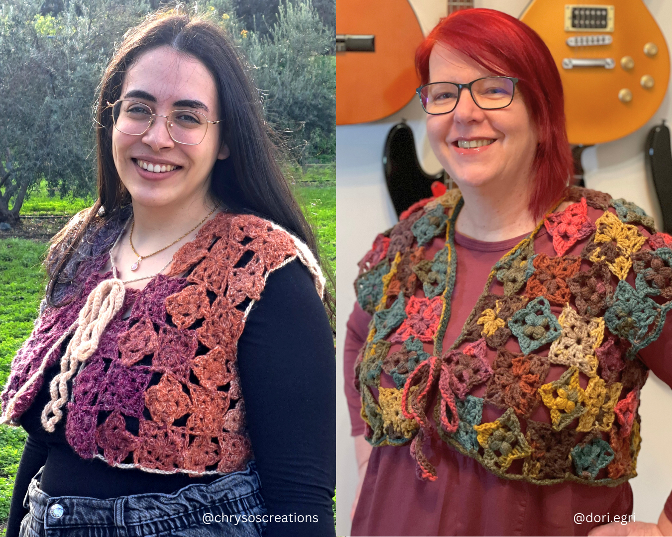 Fiori Vest Crochet Pattern PDF