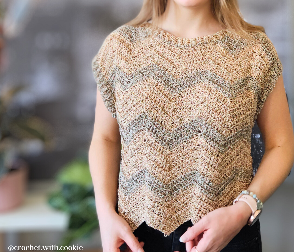 Birdie Boat Neck Crochet Pattern PDF