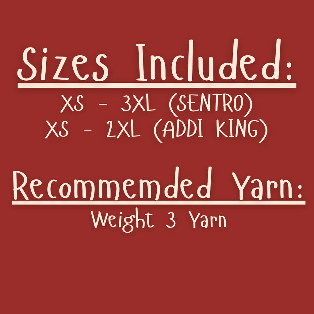 Tessa Top Circular Knitting Machine Pattern PDF